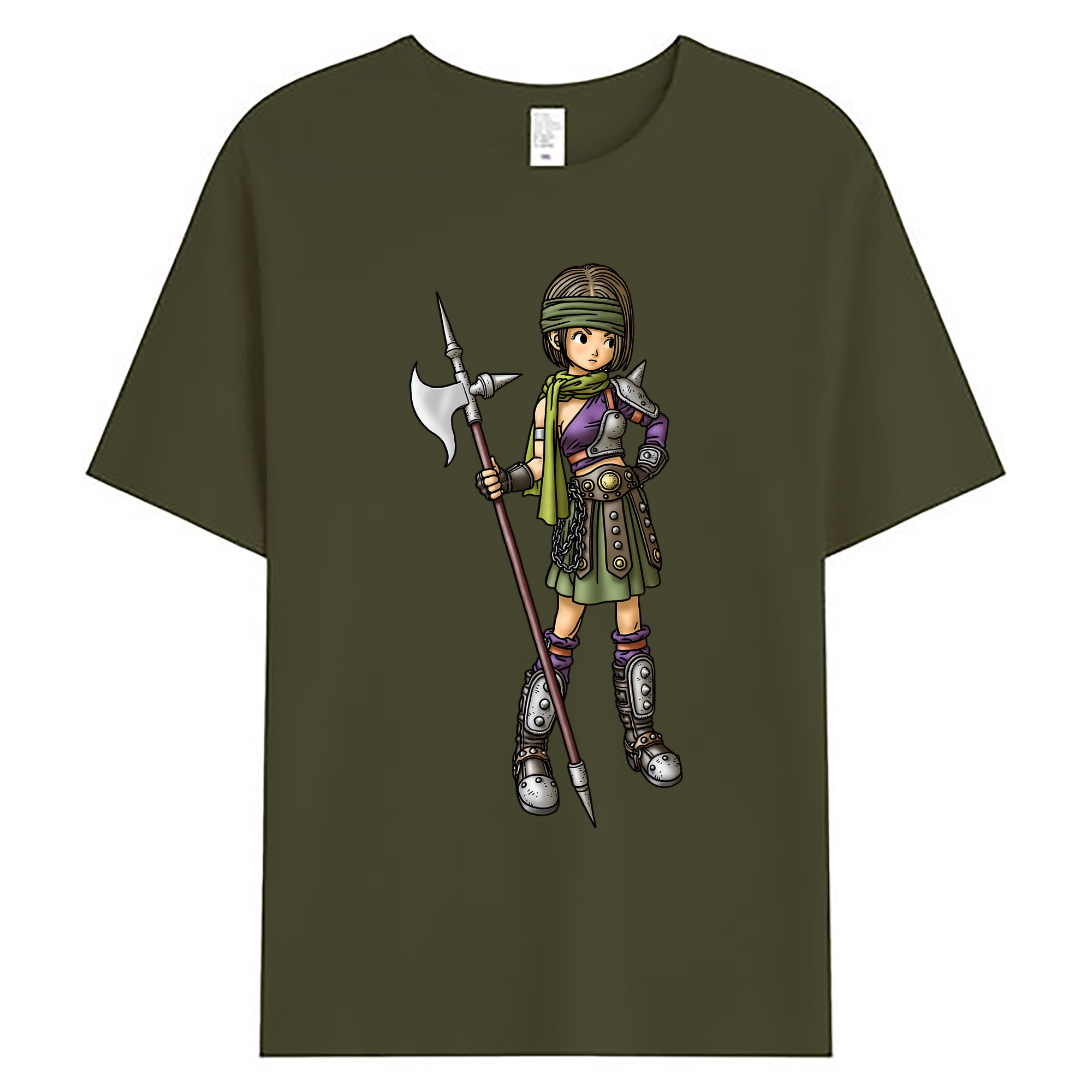 （画像用） ドラゴンクエスト Doragon Kuesuto Dragon Quest 綿100％ メンズ半袖Tシャツ｜肌触りやわらか＆通気性